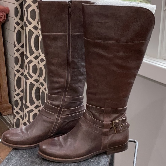 Matisse brown leather riding boots - Picture 3 of 12